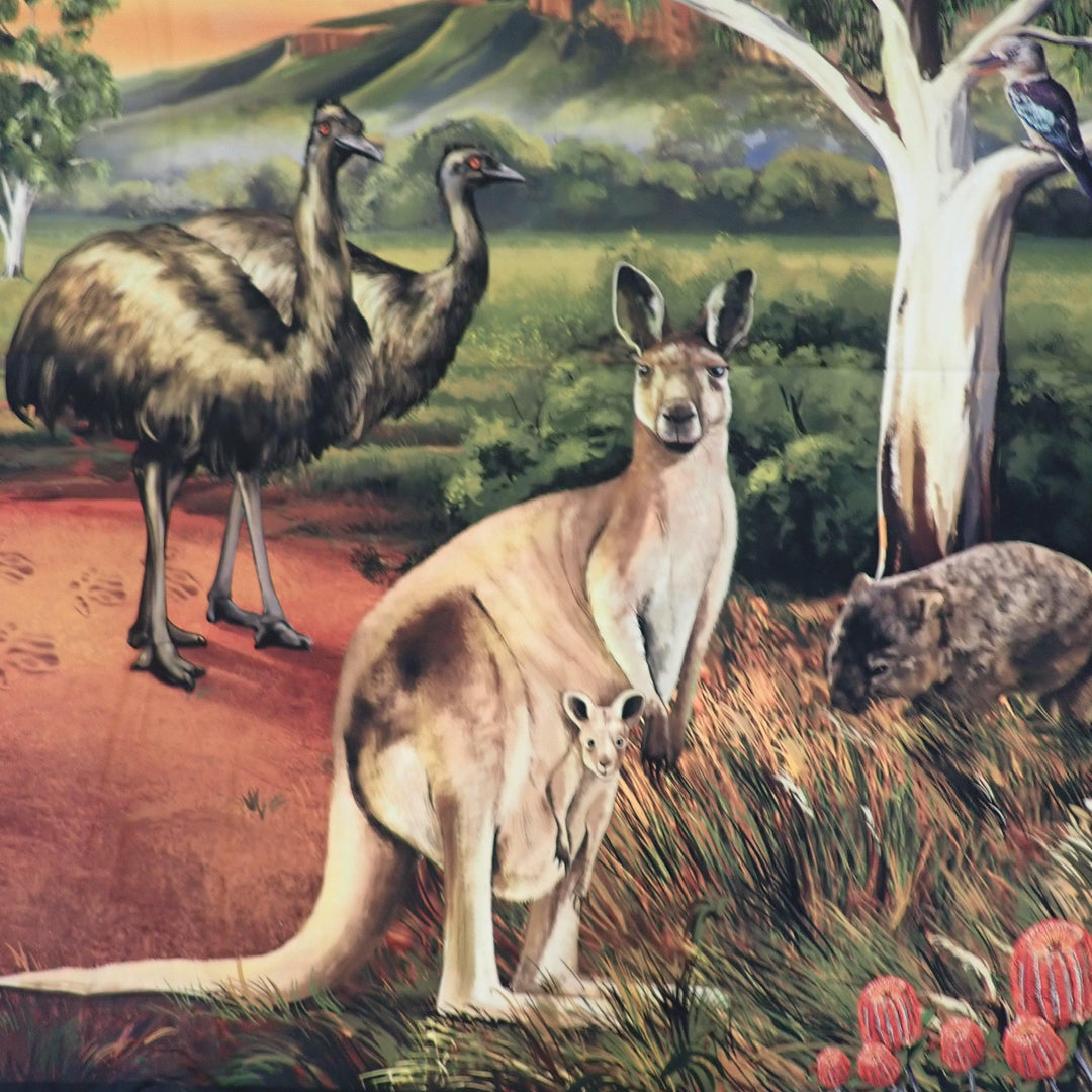 Aussie Wildlife Panel - Nana's Weighted Blankets