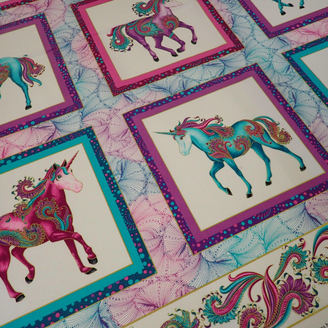 Unicorns Panel - Nana's Weighted Blankets
