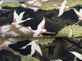 White Cranes in the Grass - Nana's Weighted Blankets