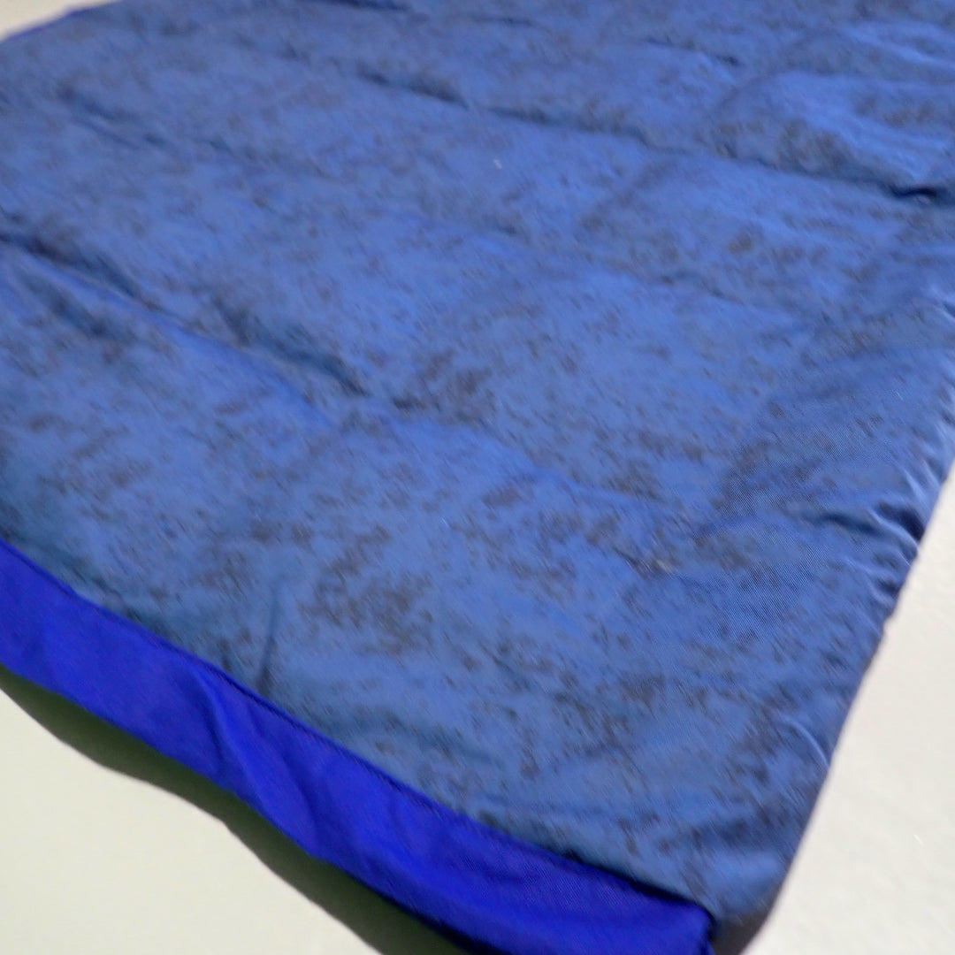 Pre-Made Single Blankets - Black shadows with Blue