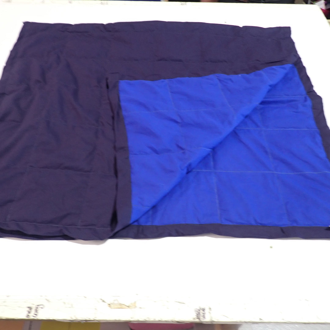 Pre-Made Single Blankets -Budget navy / blue