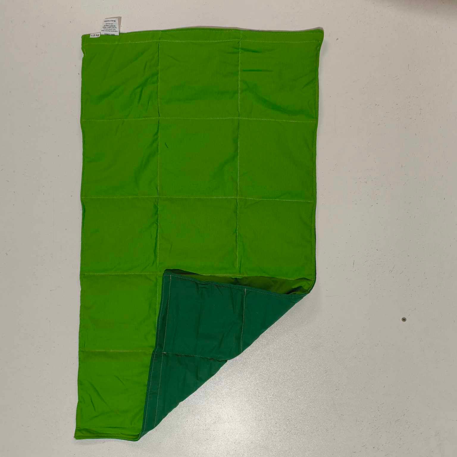 Medium Lap Blanket - Lime Green on Green (Pre-Made & Ready to Ship!)