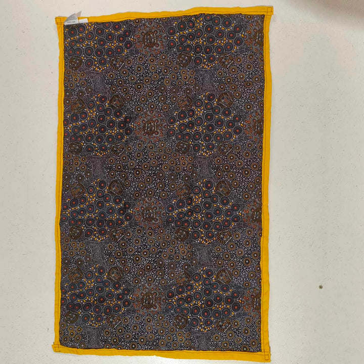 Premade - Medium Lap Blanket - Women Collecting Water Yellow