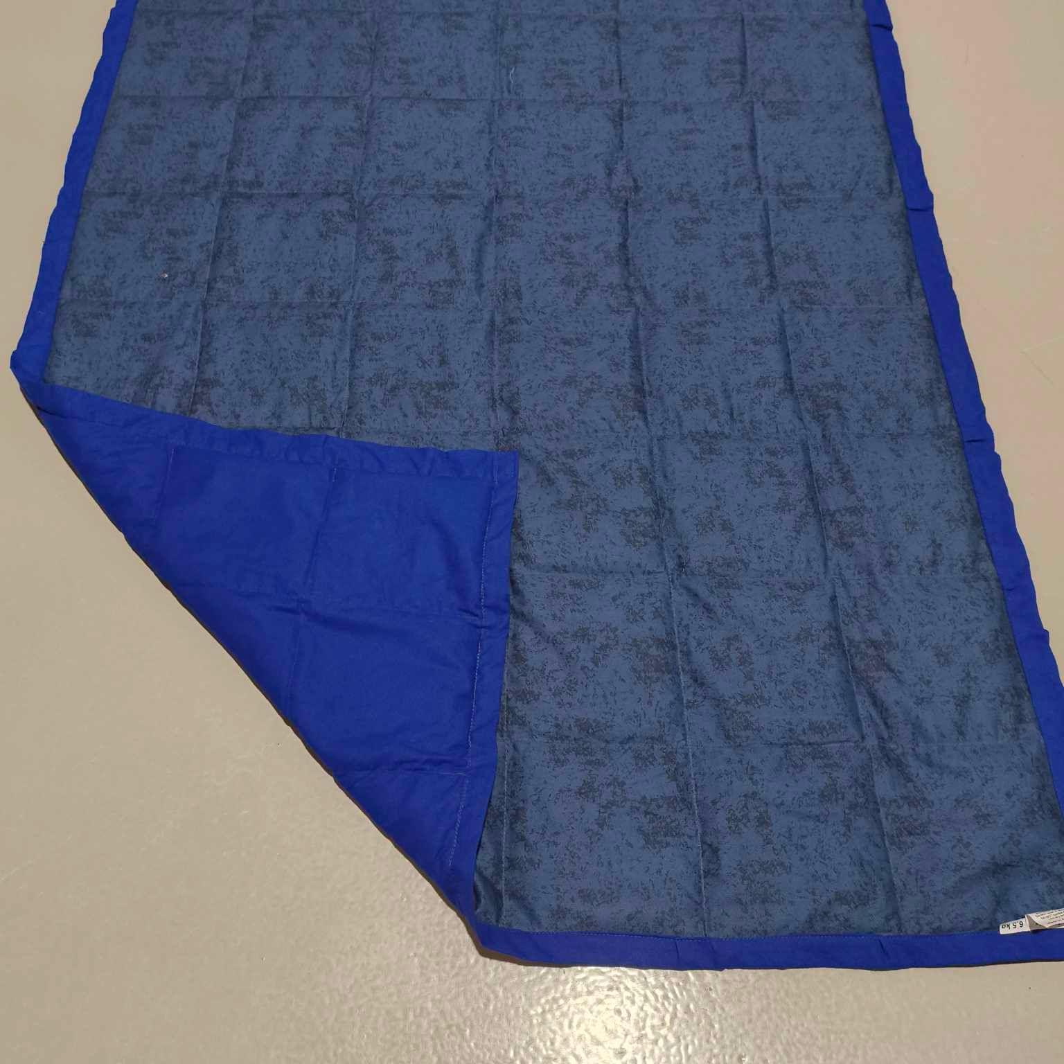 Single Blankets - Black shadows with Blue (Pre-Made & Ready to Ship!)