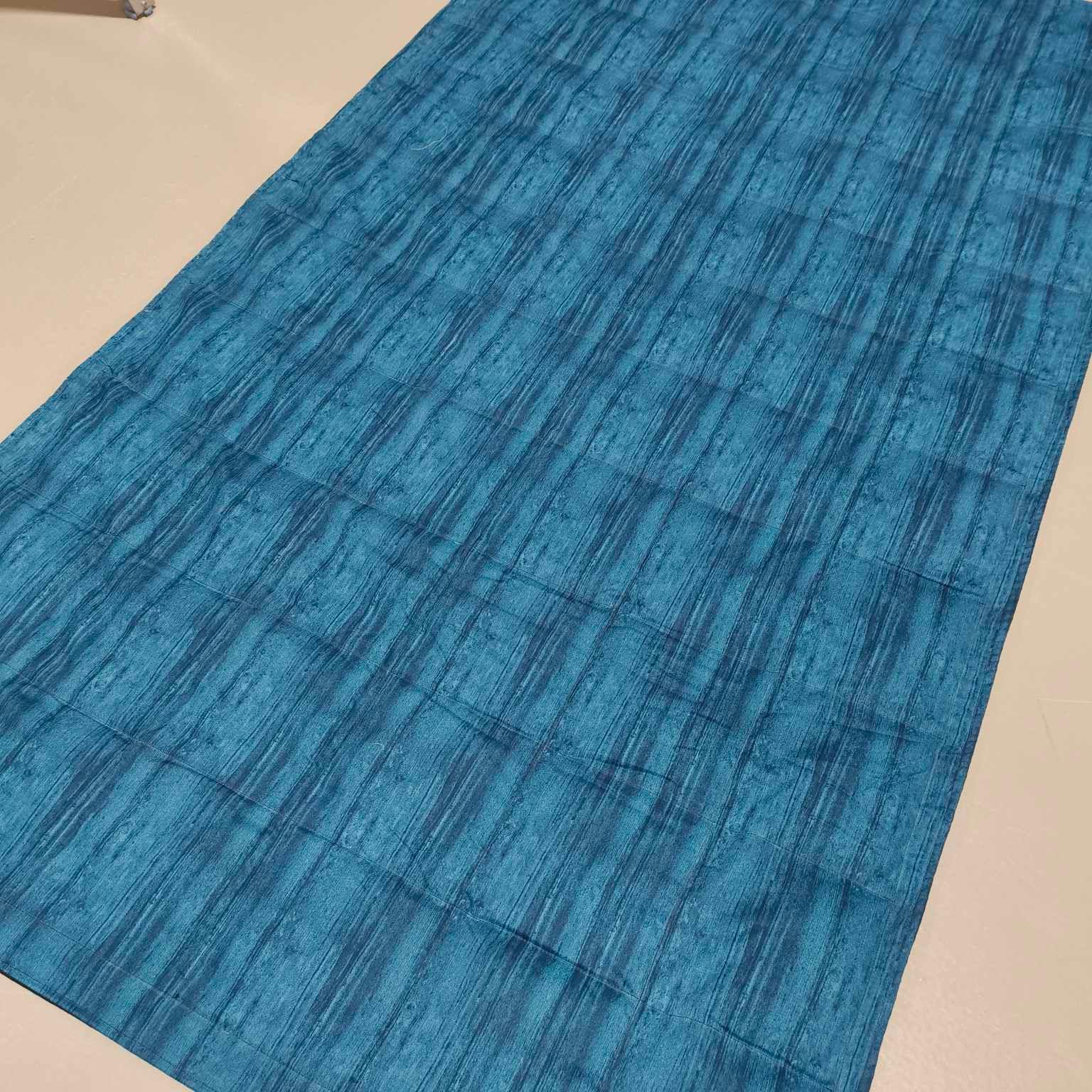 Single Bed Blanket - Blue with Black Stripes on Black (Pre-Made & Ready to Ship!)