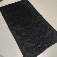 Single Bed - Minky Black Dot on Charcoal (Pre-Made & Ready to Ship!)