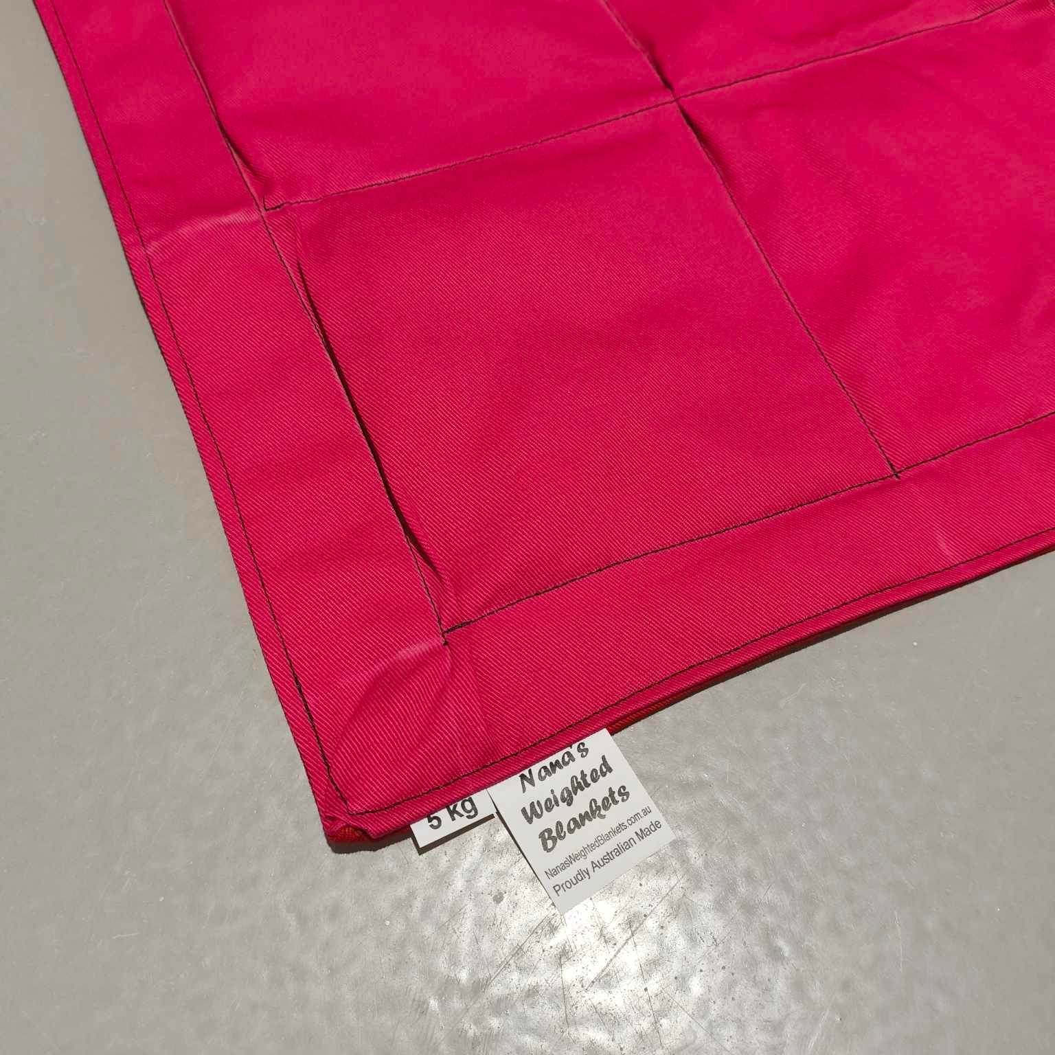 Single Bed - Pink on Red (Pre-Made & Ready to Ship!)