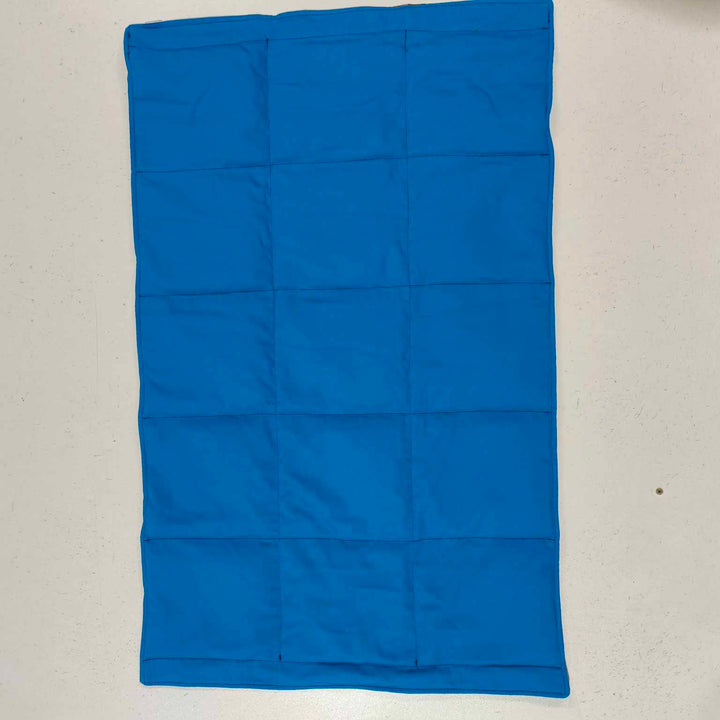Premade - Medium Lap Blanket – Rainbow Native on Bright Blue