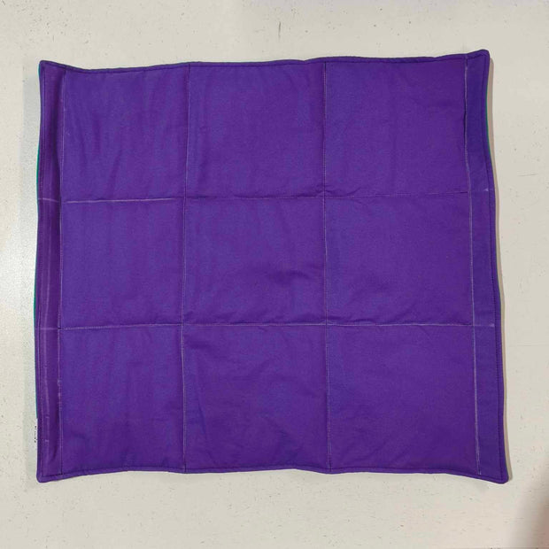 Purple and Green Small Lap Blanket (Pre-Made & Ready to Ship!)
