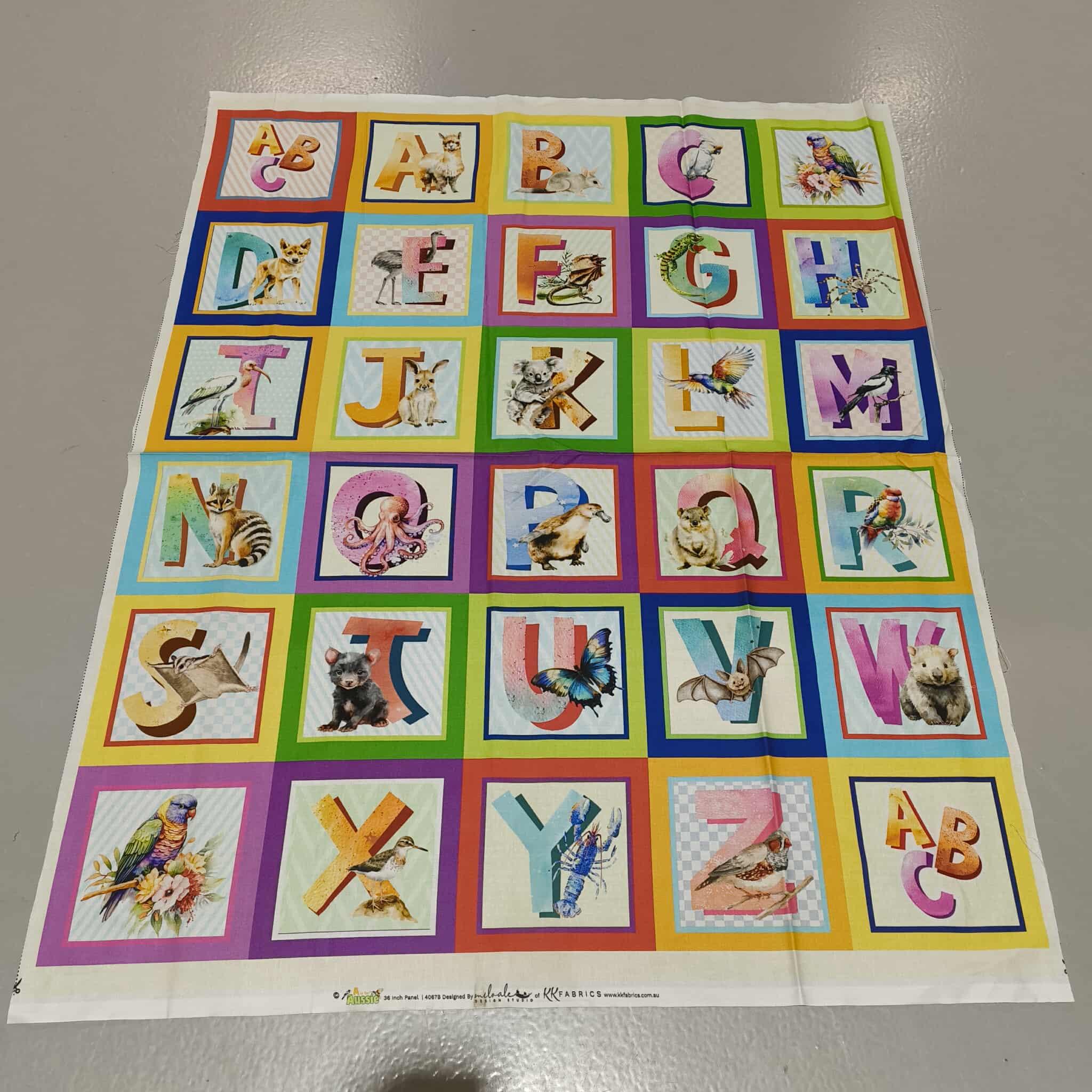 Assie Alphabet Panel