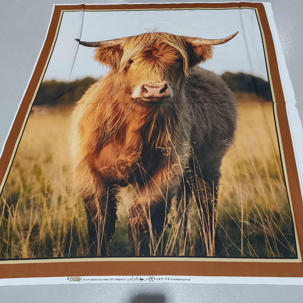 Highland Cow Panel Weighted Blanket – Calm, Cozy & Utterly Adorable!