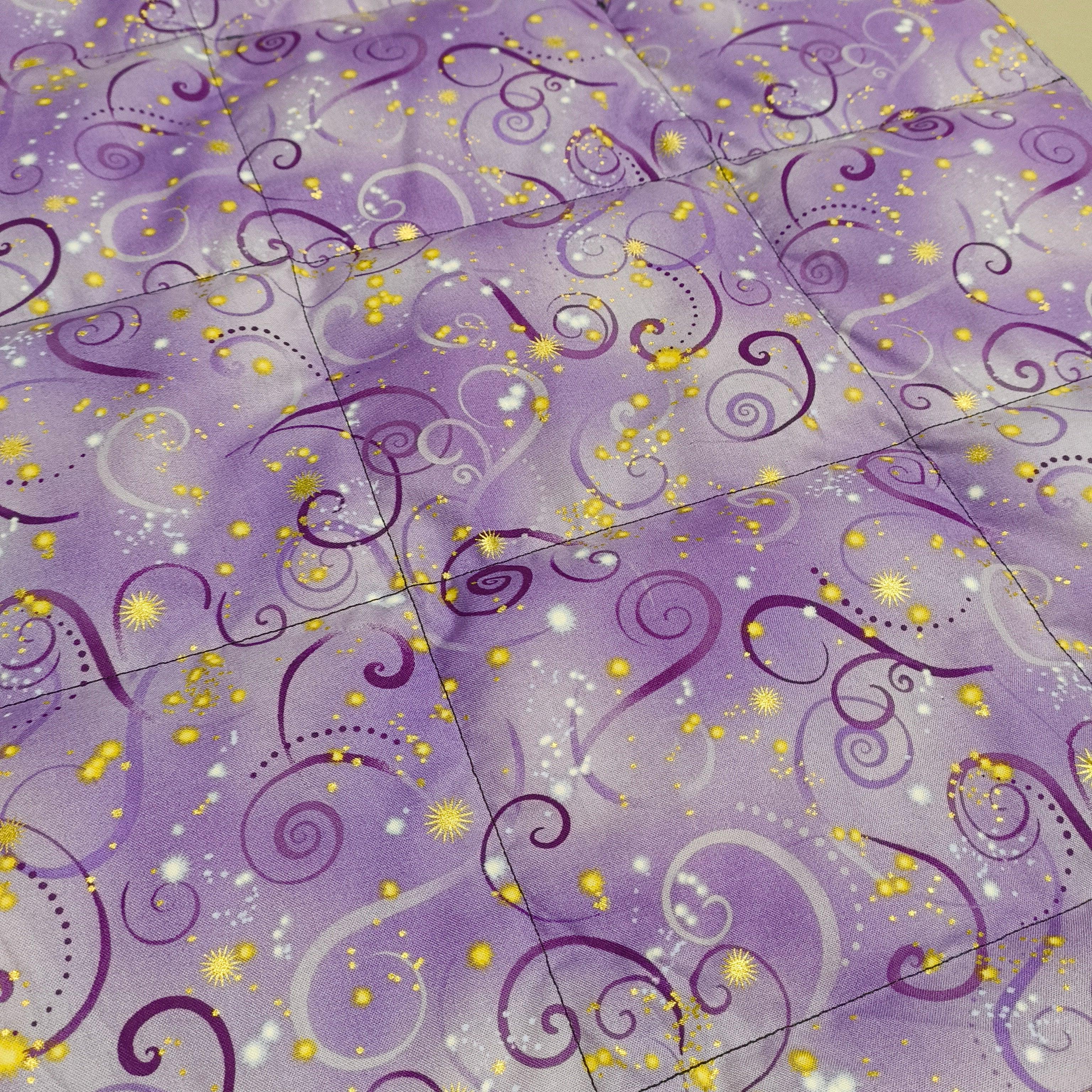 Medium Lap Blanket – Purple Comma (Pre-Made & Ready to Ship!)
