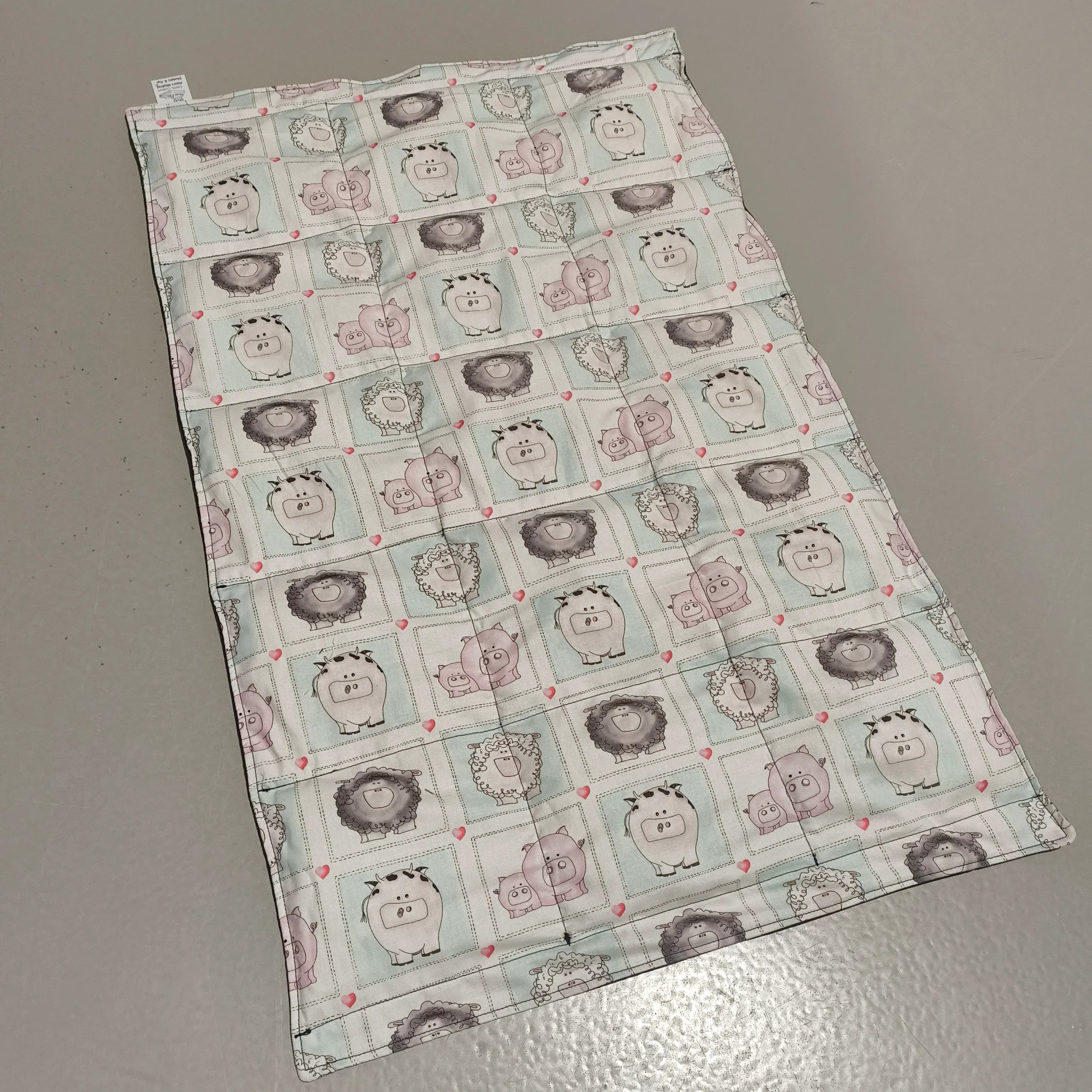 Medium Lap Blanket - A Trip to the Farm (Pre-Made & Ready to Ship!)