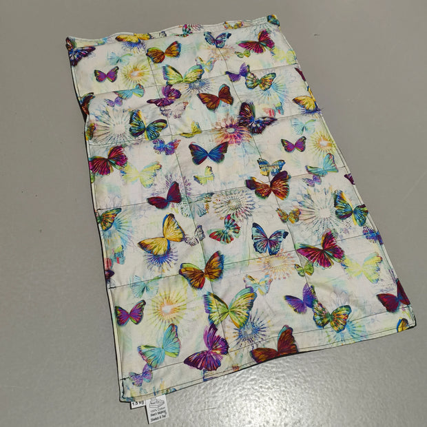 Medium Lap - Butterflys on Black (Pre-Made & Ready to Ship!)