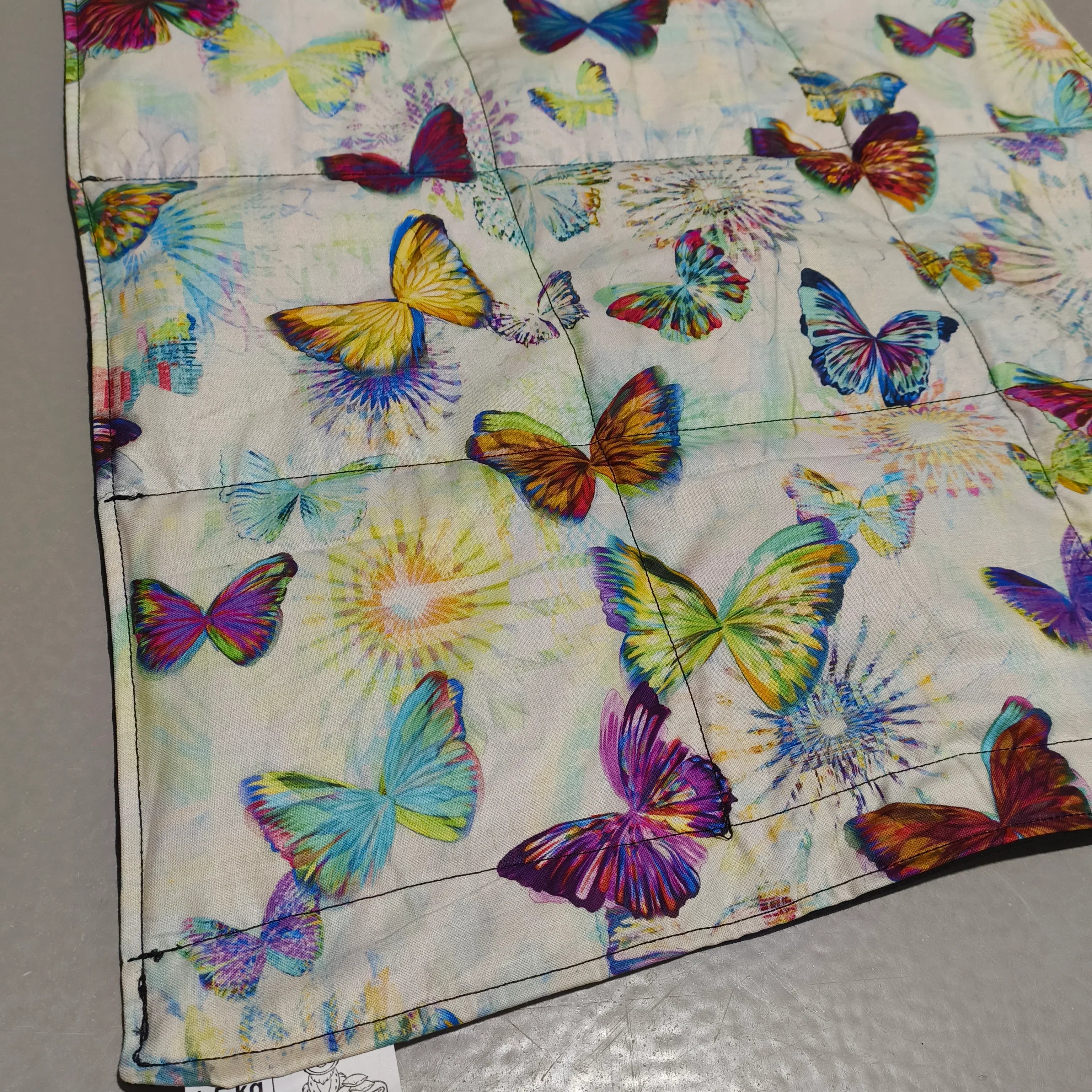 Medium Lap - Butterflys on Black (Pre-Made & Ready to Ship!)