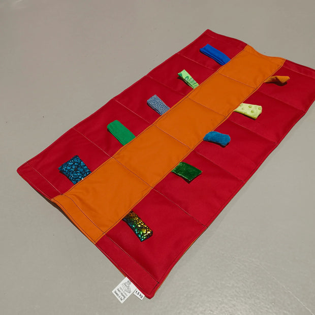 1.5kg Medium Weighted Lap Blanket with Sensory Fiddle Tags