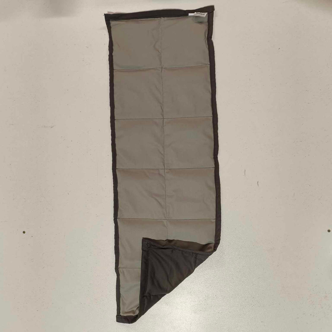 Premade - Child Neck Wrap - Light Grey on Charcoal