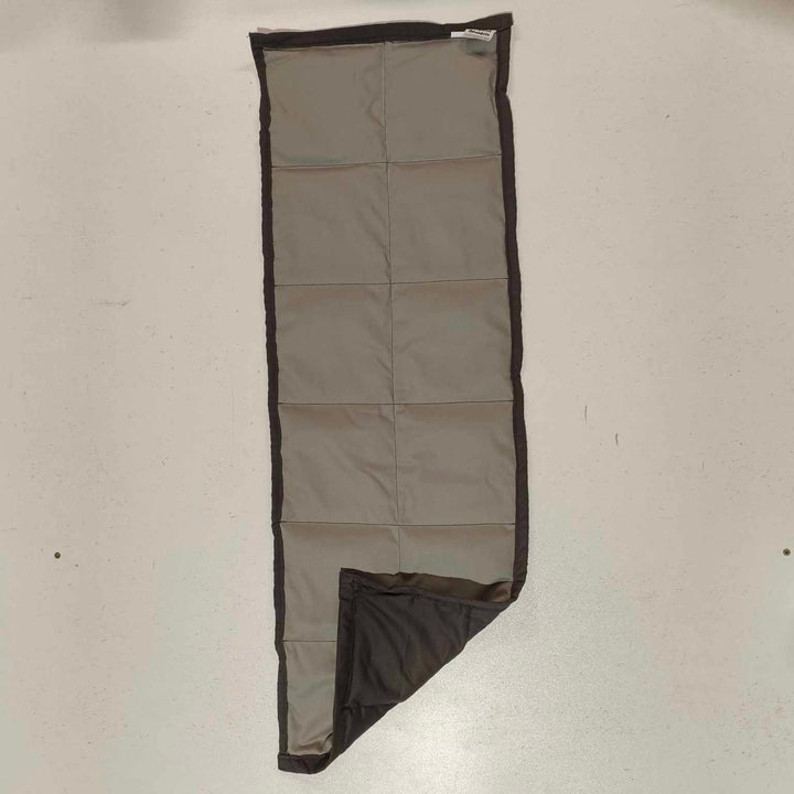 Premade - Child Neck Wrap - Light Grey on Charcoal
