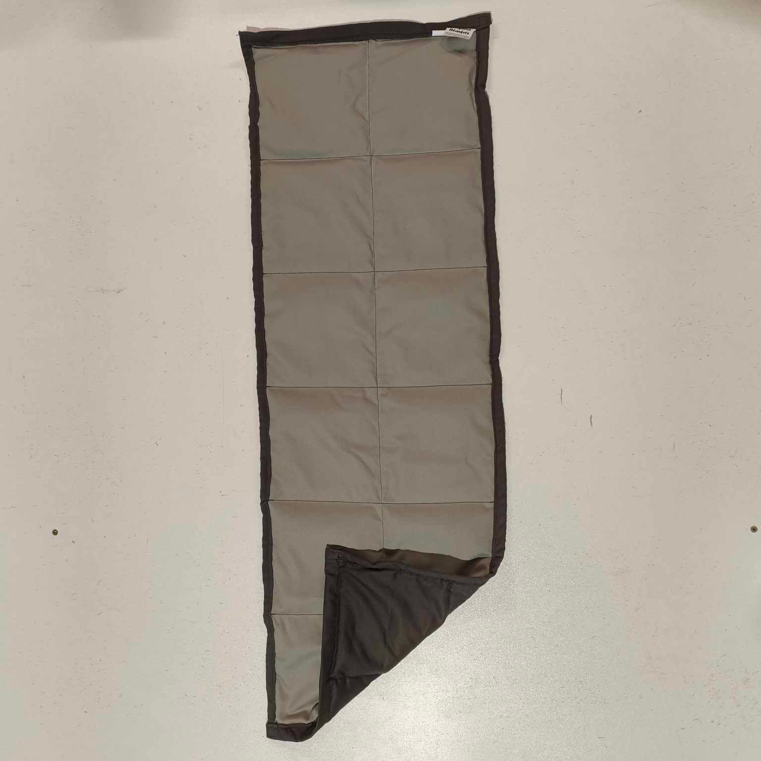 Child Neck Wrap - Light Grey on Charcoal (Pre-Made & Ready to Ship!)