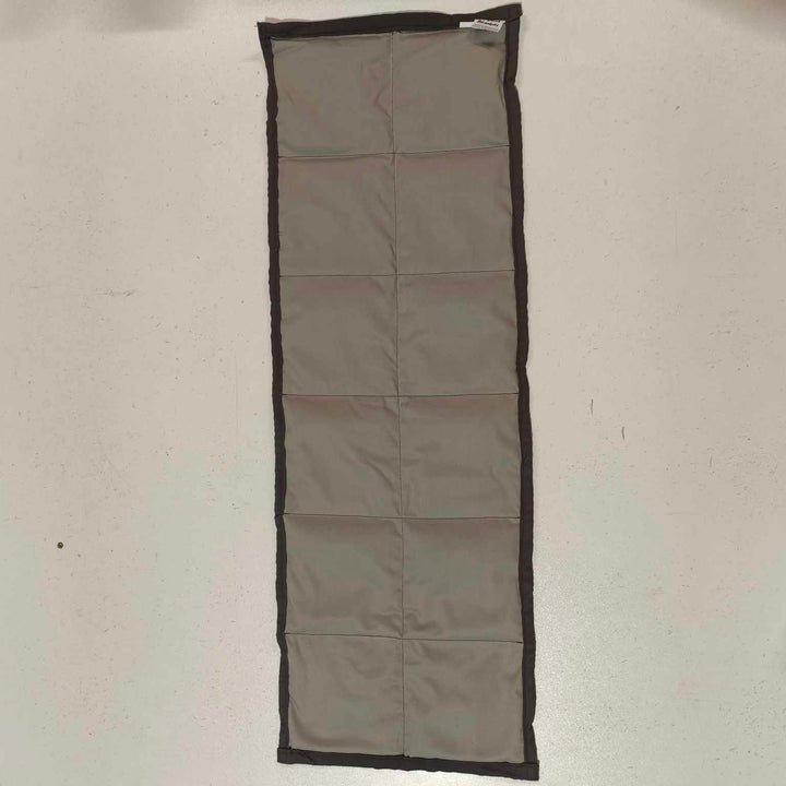 Premade - Child Neck Wrap - Light Grey on Charcoal