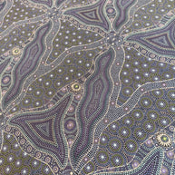 Bush Tomato & Waterhole Blue by Cindy Wallace