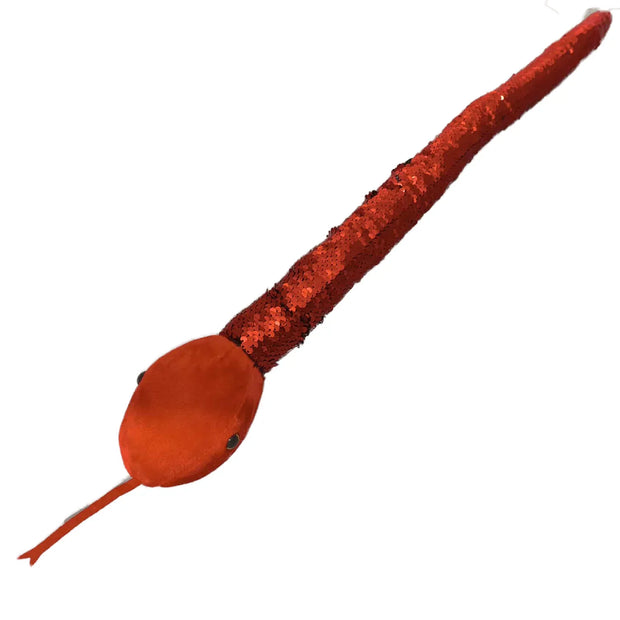 Carter the Red Sequin Snake