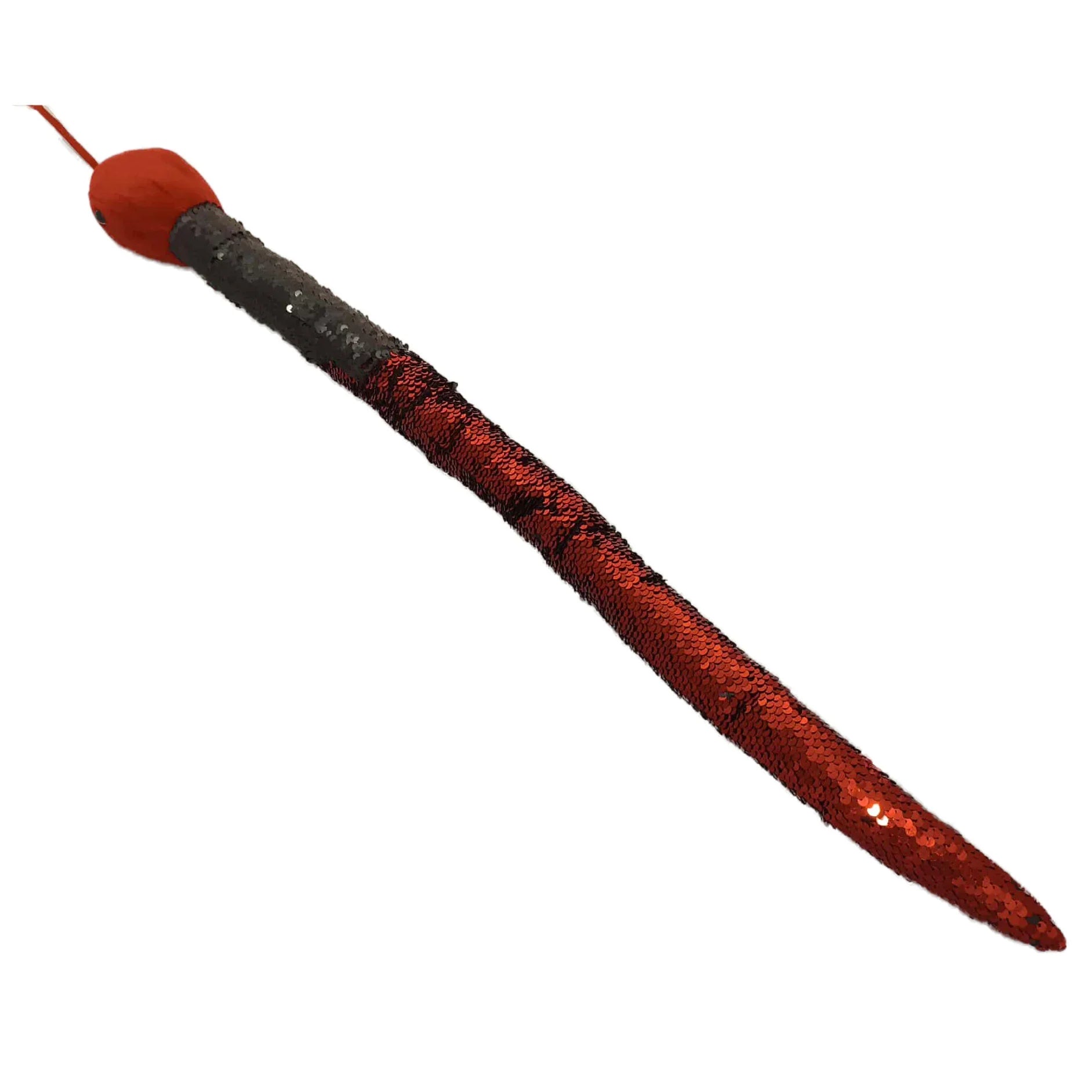 Carter the Red Sequin Snake