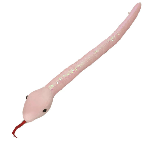 Flora the Pink Sequin Snake