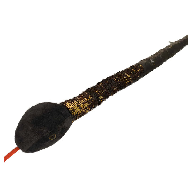 Hunter the Black Sequin Snake