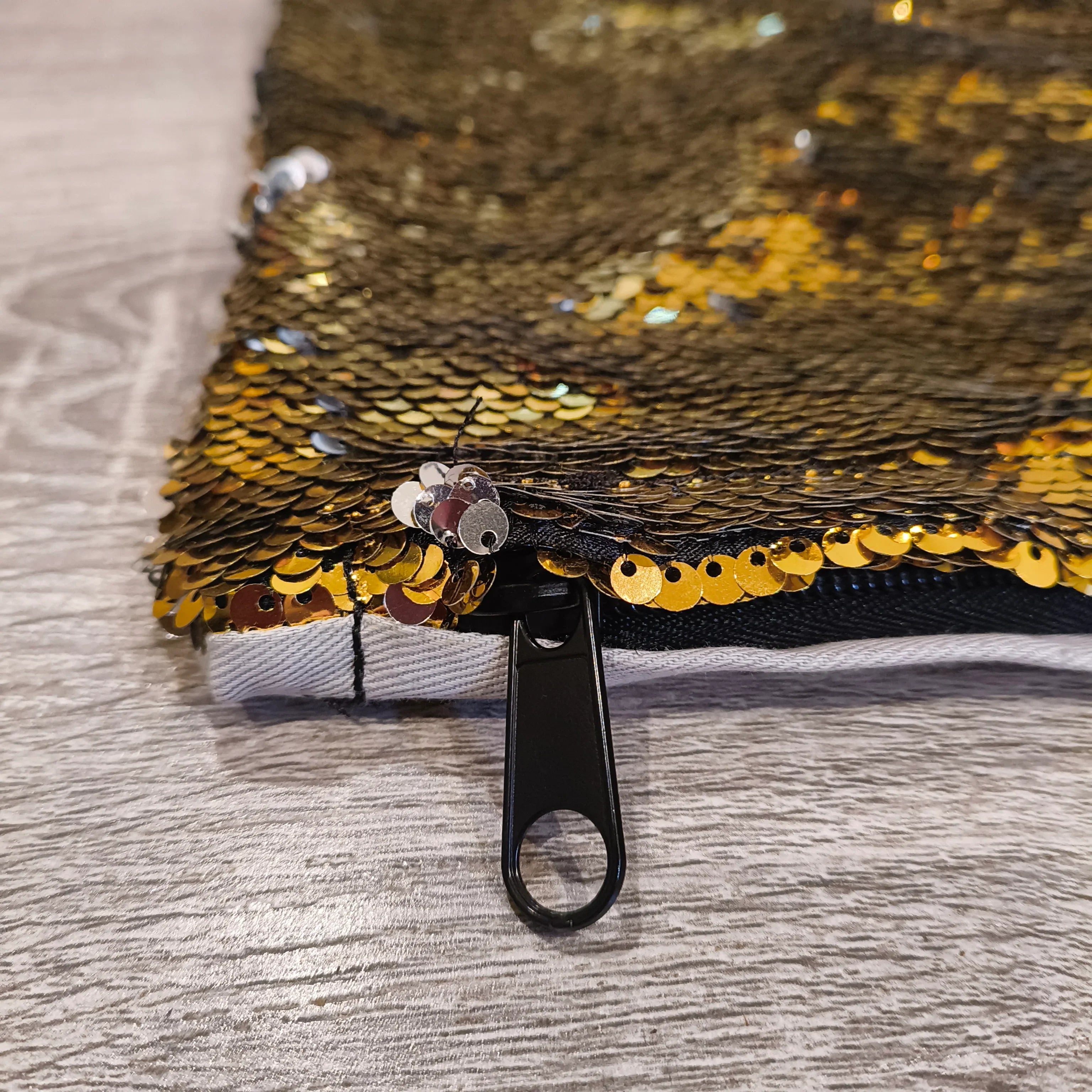 Sequin Cushion Cover and Weighted Pillow