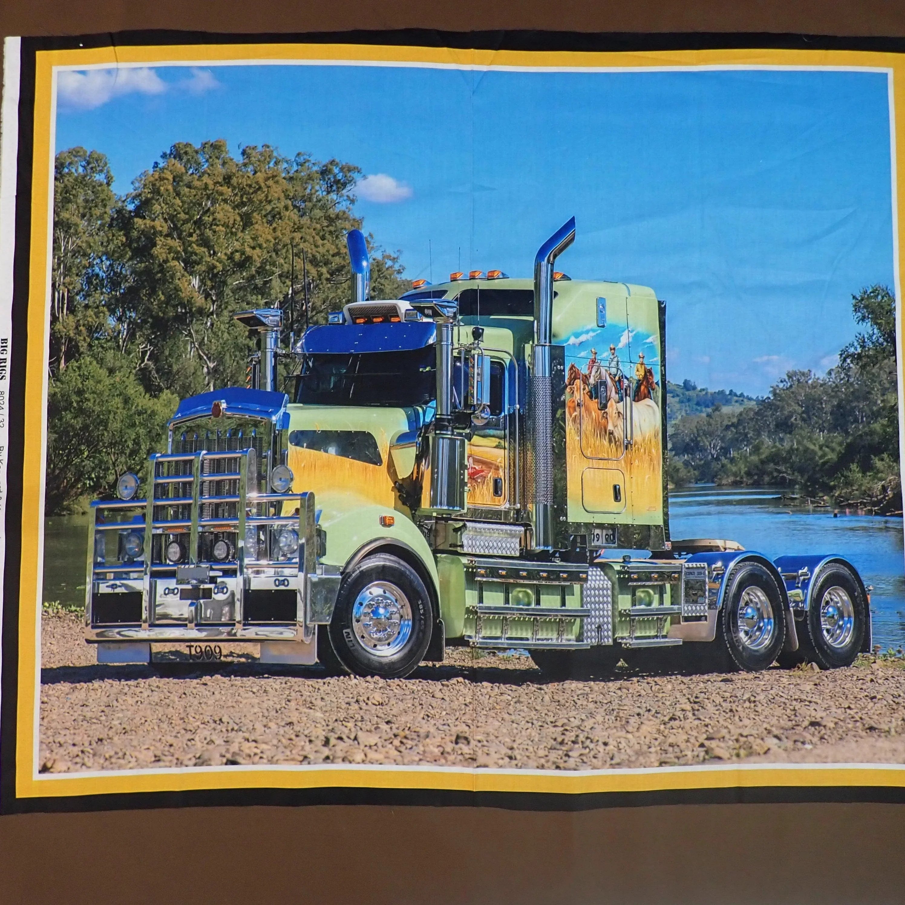 Big Rigs Panel - Nana's Weighted Blankets