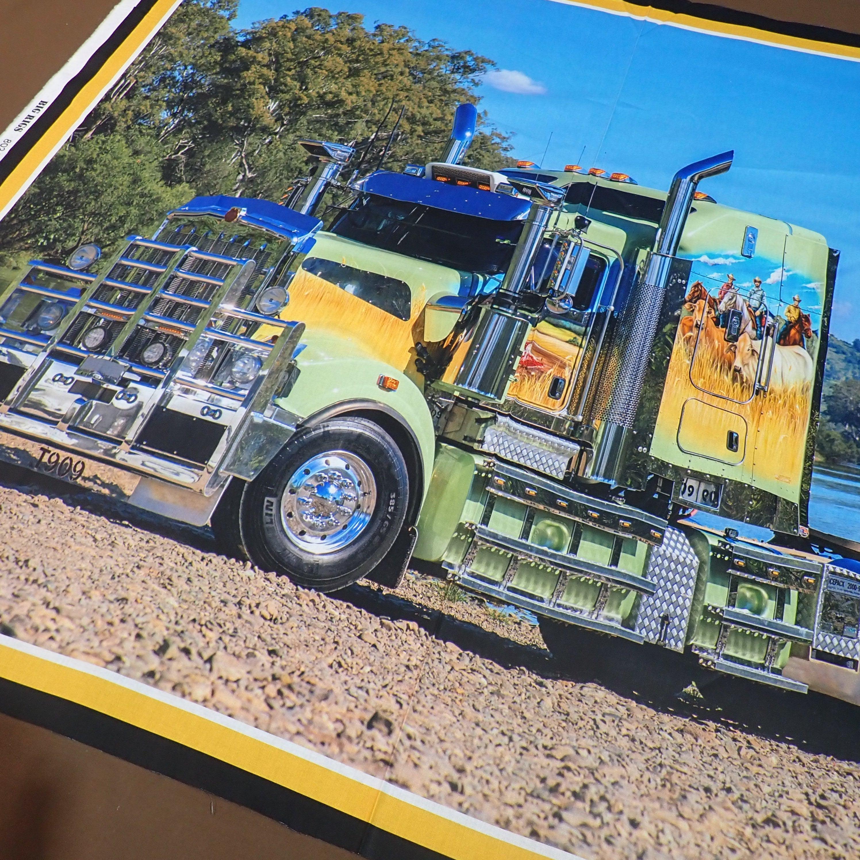 Big Rigs Panel - Nana's Weighted Blankets