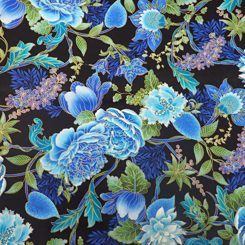 Blue Flowers - Nana's Weighted Blankets
