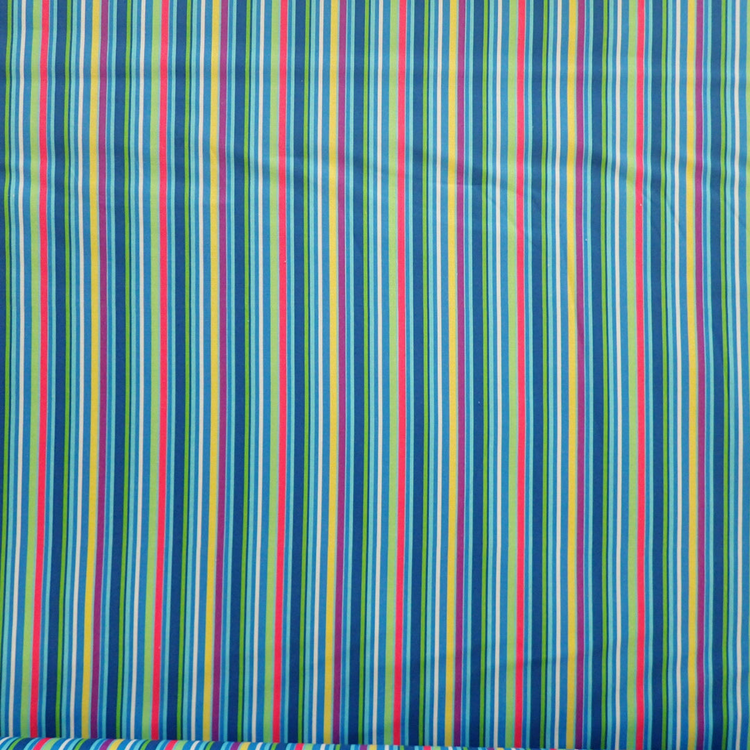 Blue, Green, Yellow and Purple Stripes - Nana's Weighted Blankets