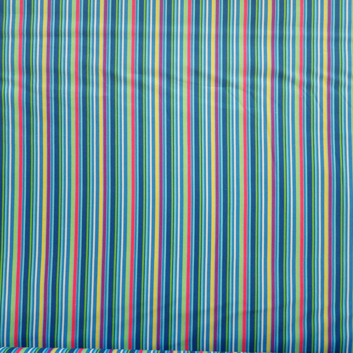 Blue, Green, Yellow and Purple Stripes - Nana's Weighted Blankets