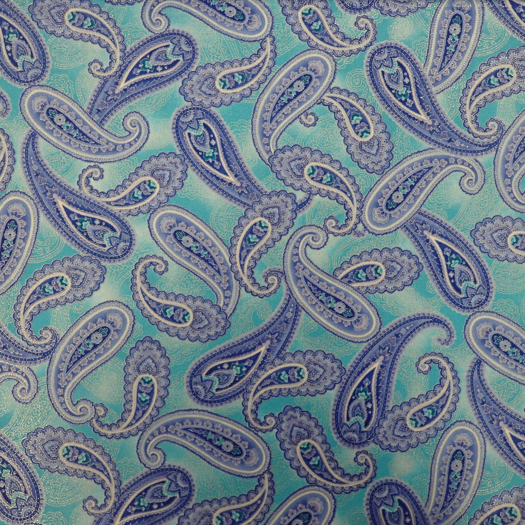 Blue Paisley - Nana's Weighted Blankets