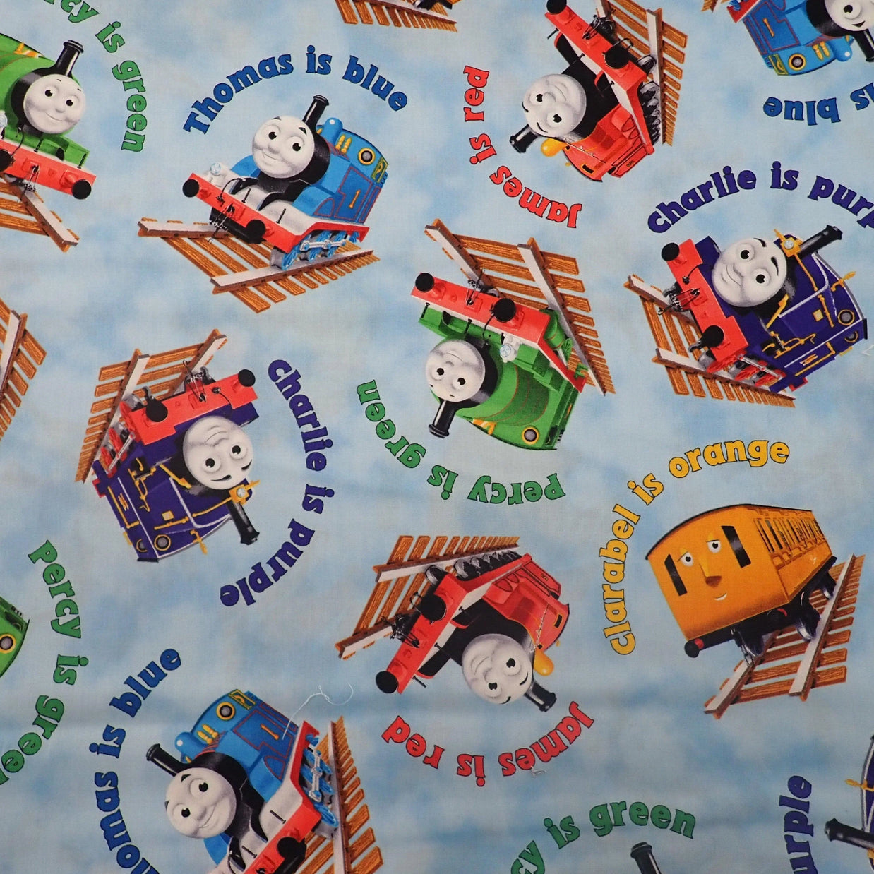 Colourful Trains - Nana's Weighted Blankets
