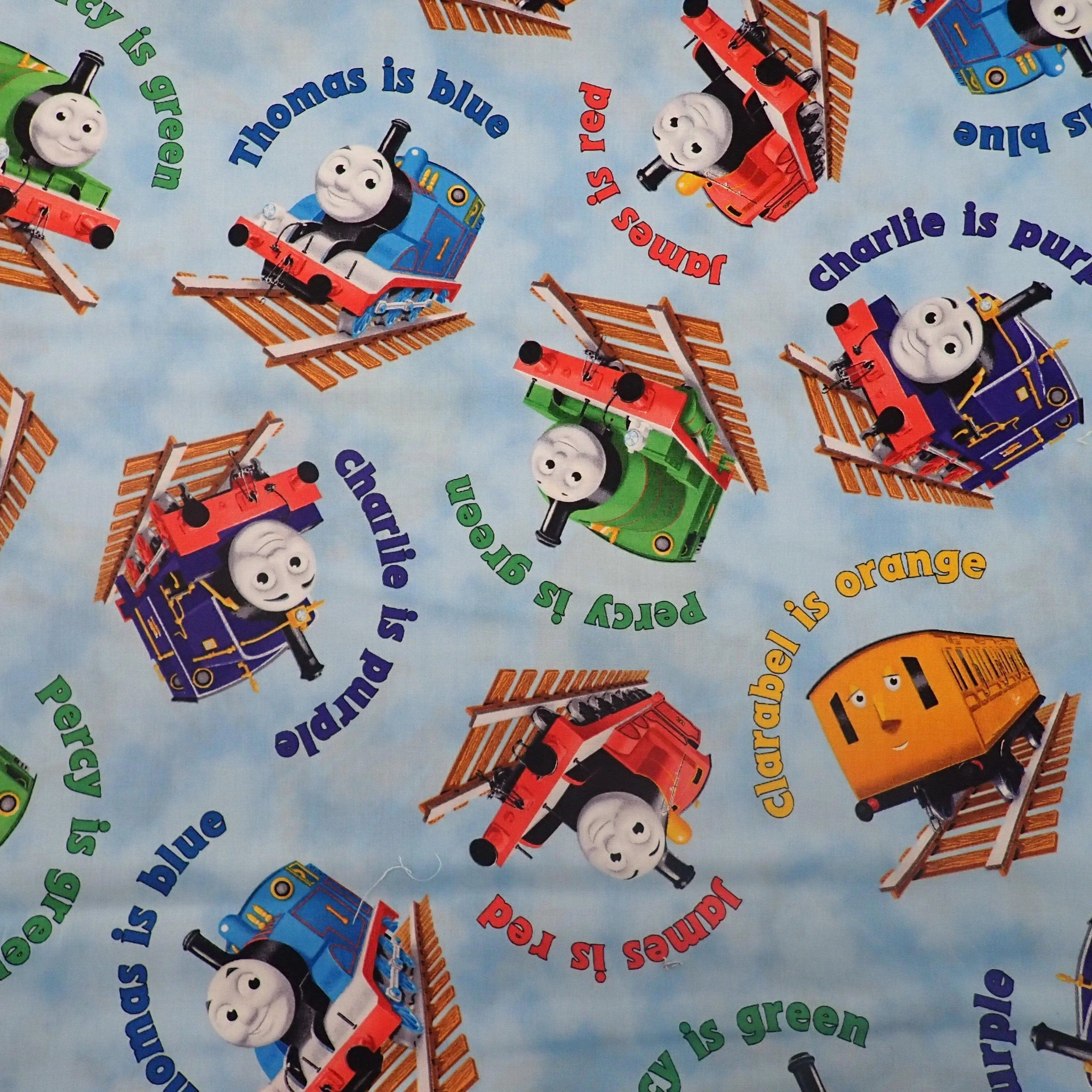 Colourful Trains - Nana's Weighted Blankets
