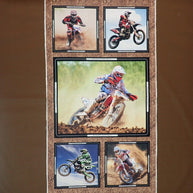 Dirt Bikes Panel - Nana's Weighted Blankets