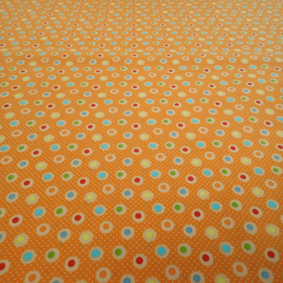 Dots on Orange - Nana's Weighted Blankets