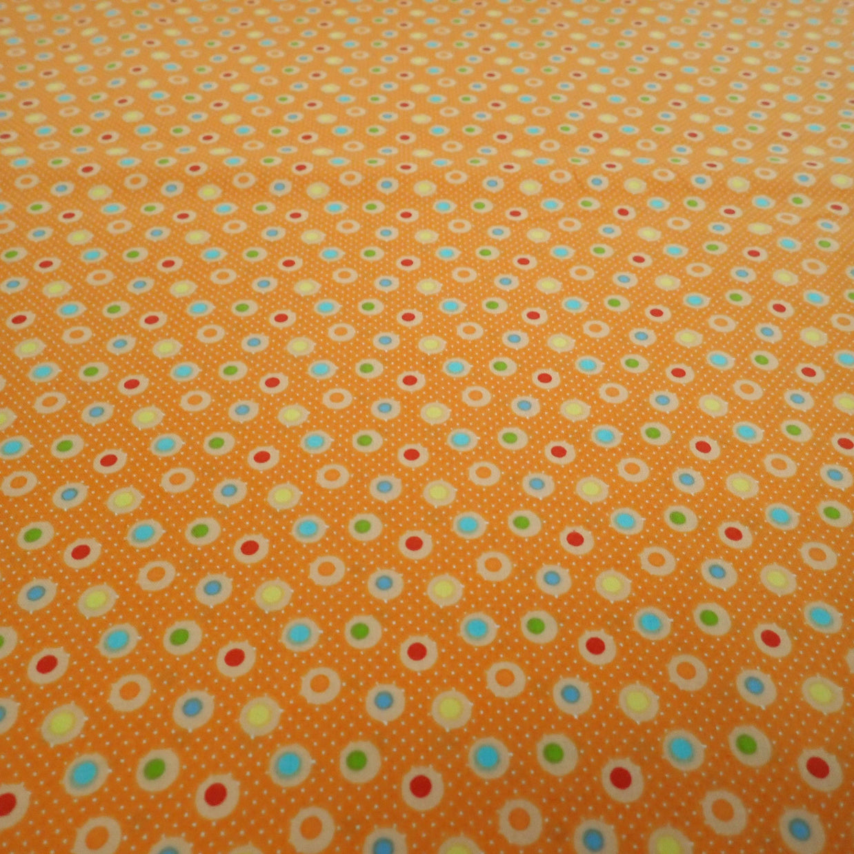 Dots on Orange - Nana's Weighted Blankets