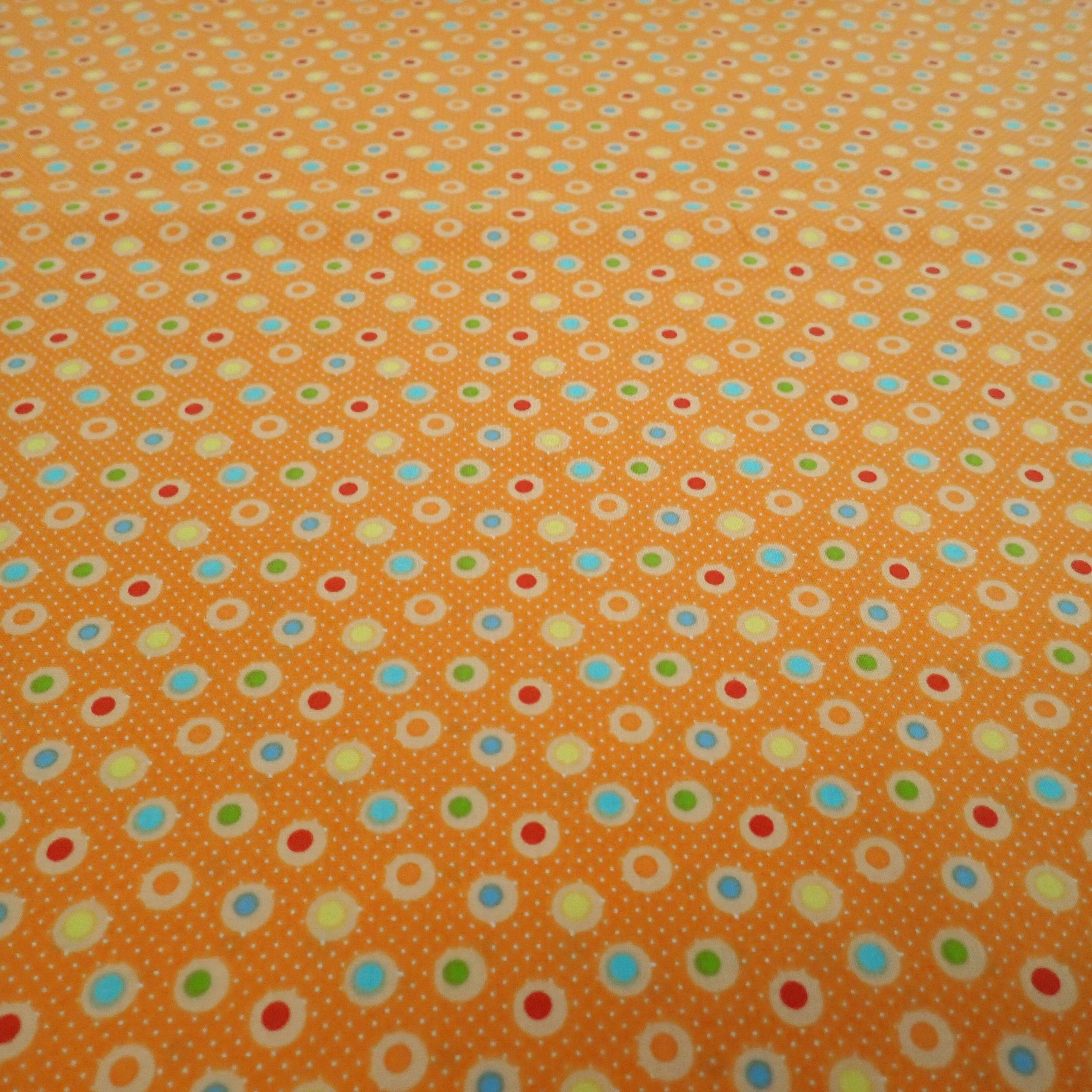 Dots on Orange - Nana's Weighted Blankets