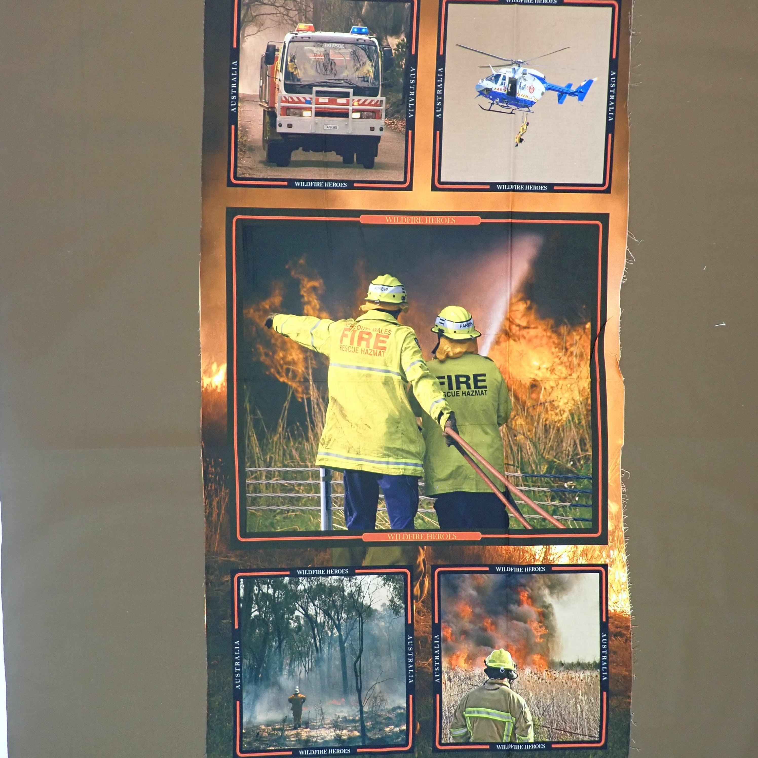 Fire Fighters Panel - Nana's Weighted Blankets