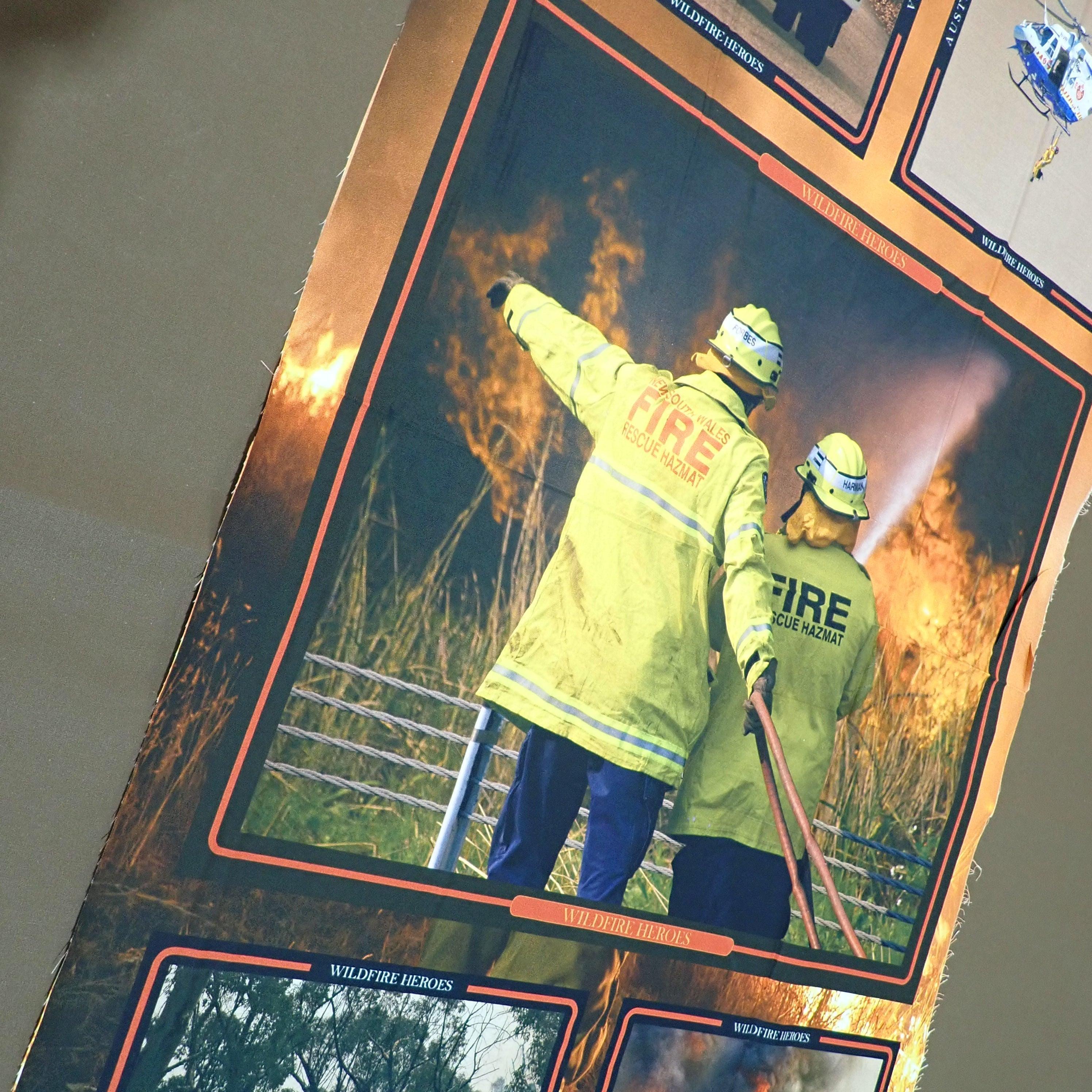 Fire Fighters Panel - Nana's Weighted Blankets