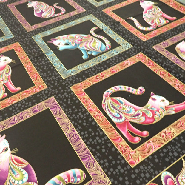 Jewel Cats Panel - Nana's Weighted Blankets