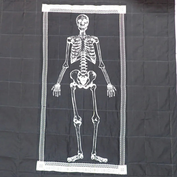 Mr Bones (glow in the Dark) Panel - Nana's Weighted Blankets