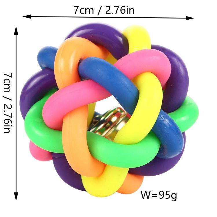 Multi Coloured Rubber Ball - Nana's Weighted Blankets