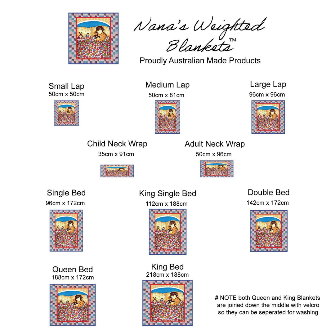Pacific Islands - Green - Nana's Weighted Blankets