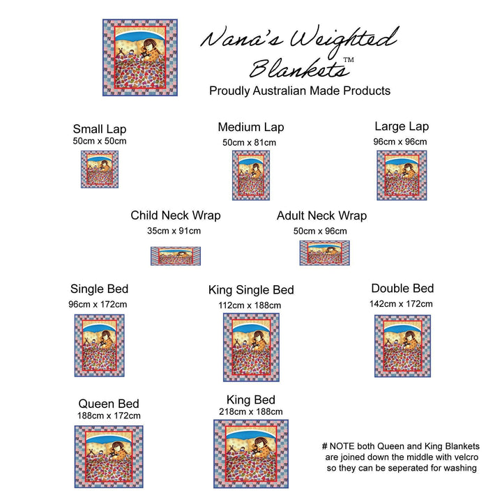 Pacific Islands - Green - Nana's Weighted Blankets