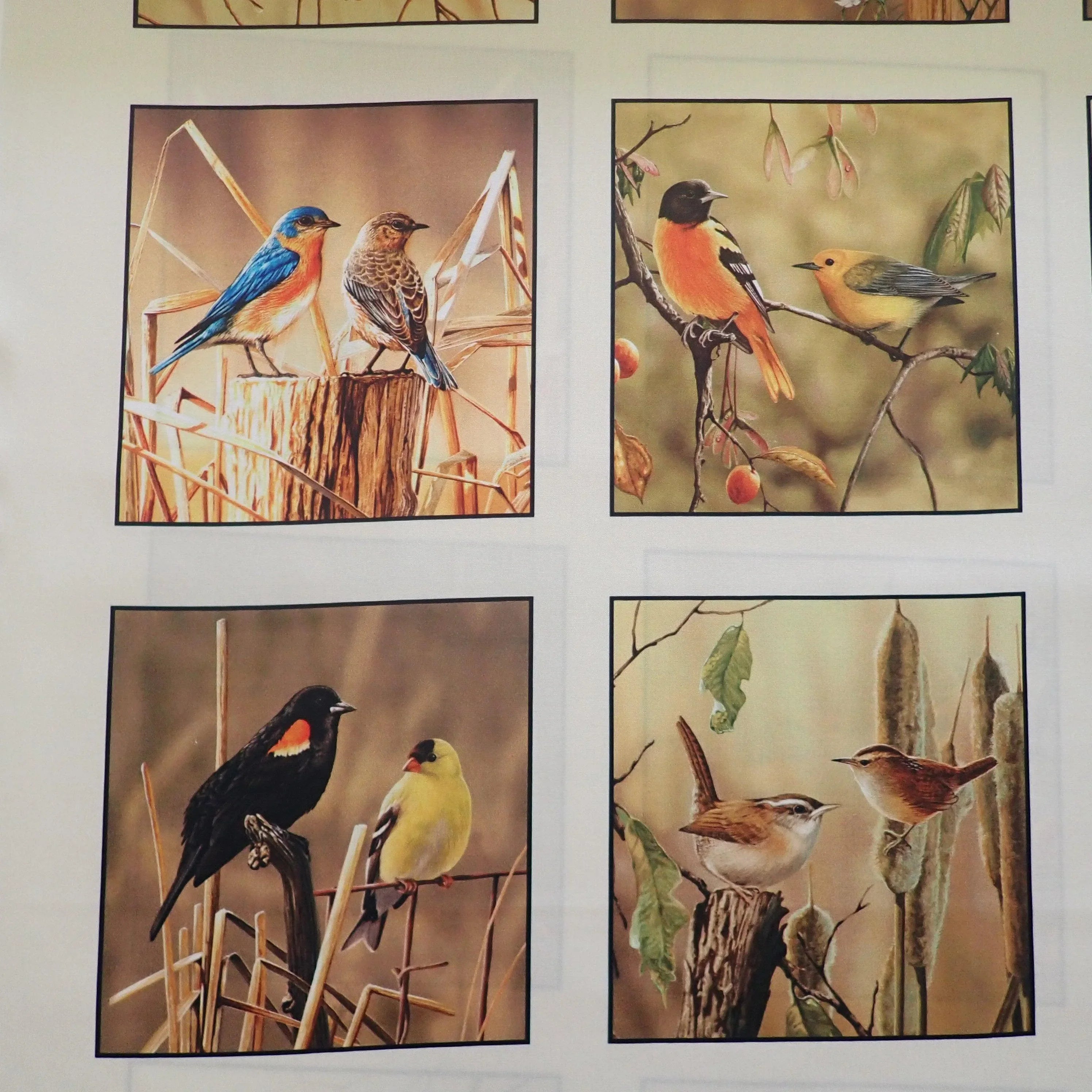 Panel of Birds - Nana's Weighted Blankets